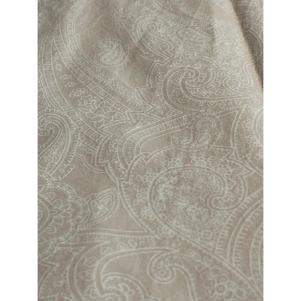 IKEA Pale Pink Paisley King Size Fitted & Flat Sheet Set 2pc